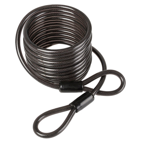 Blattkabel 5m x 10 mm mit doppelter Schleife schwarz