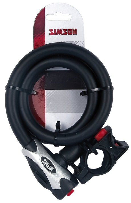 Simson -Kabelschloss ausgezeichnet 15x100 Schwarz