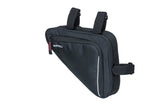 Basilikum Sport Design Frametas M - Schwarzer Fahrradbeutel - 1,7 l - Wasser -Repellent - Klettverschlussmontage