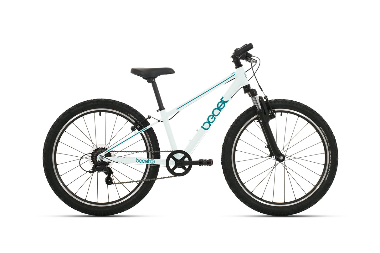 Bikefun Kinderbike Biest 24 Zoll mit Shimano 6 Zahnrädern und V -Brems - Seegras