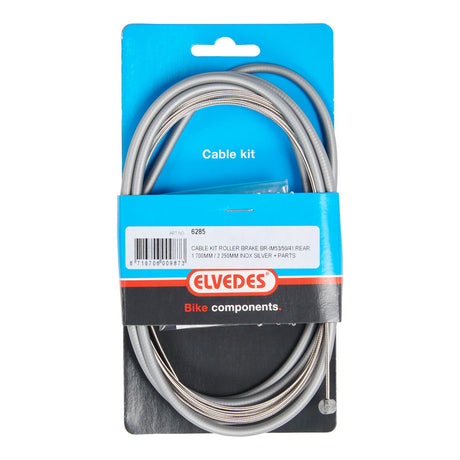 Rollerbrake -Kabel -Kit ELVEDEN BR -IM85 81 55 45 1700 mm 2250 mm Edelstahl - Silber (auf der Karte)