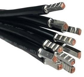 Enzo draad 6qmm soepel 35cm zwart - 4000535