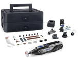 Dremel 8250-5 65 Platinum 12V Akku-Multitool-Set | inkl. 2 Ah Akku + Ladegerät | im Fall - f0138250jf