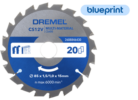 Dremel Blueprint Multimaterial-Sägeblatt (CS600)