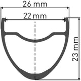 DT Swiss ER 1600 Spline® 28 23 mm Vorderrad