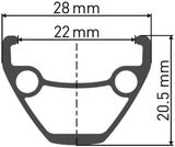 Dt swiss u 533 29 rim | 32 loch