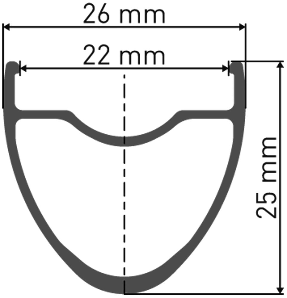Dt Swiss ER 1400 Dicut® 28 25 mm Vorderrad