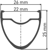 Dt Swiss ER 1400 Dicut® 28 25 mm Vorderrad