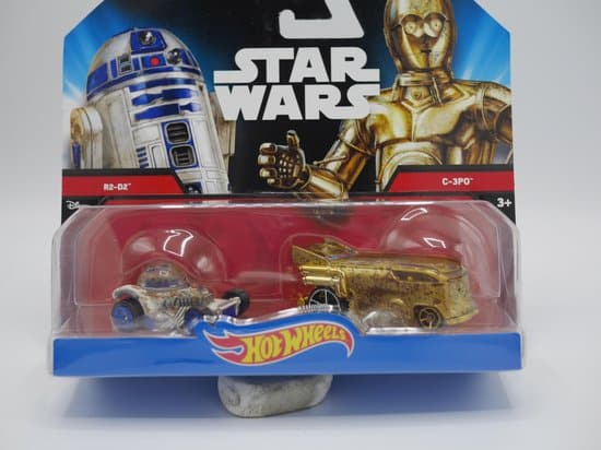 Mattel Star Wars Auto R2-D2 zusammen mit C-3PO