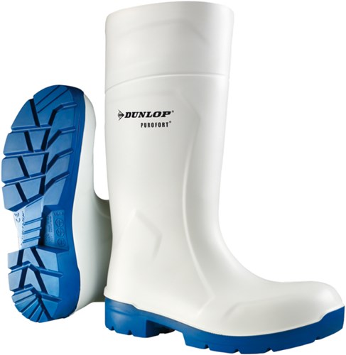 Dunlop ca61131 purofort foodpro multigrip s4 wit blauw - maat 38 - 15.036.68.38