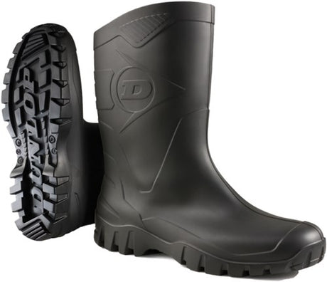 Dunlop dee calf blauw zwart kuitlaars pvc zwart 1819 - maat 42 - 00.036.005.42