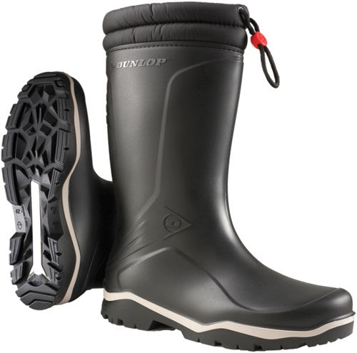 Dunlop k400061 blizzard gevoerde winterlaars pvc zwart - maat 42 - 15.032.076.42