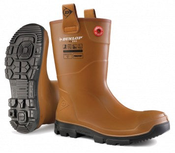 Dunlop lj2hr42 purofort rigpro s5 | bruin | maat 40 - 8713197053231