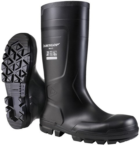 Dunlop nb2hd01 work it pvc laars s5 | zwart | maat 44 - 8713197371892