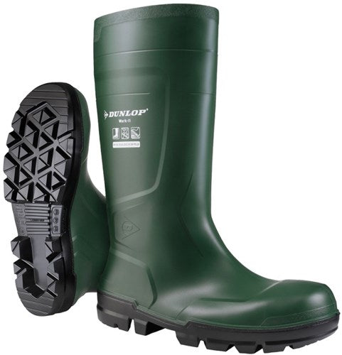 Dunlop nb2kl01 work it pvc laars s5 | groen | maat 48 - 8713197372783