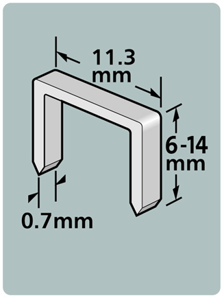 Dutack Heftklammern Serie 53 10 mm CNK 1000 Stück
