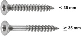 Connex Universalschraube tx 4x25 15 Edelstahl4 - dy3254025