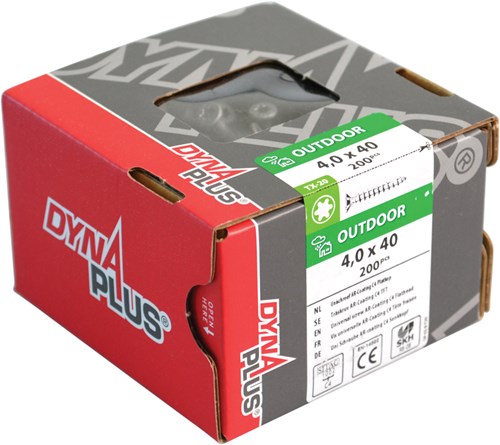 Dynaplus constructieschroef ar-coating platkop deeldraad +snijpunt torx tx40 8.0x120 70 | 50 stuks - 0281.08.62801