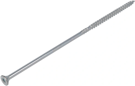 Dynaplus constructieschroef verzinkt platkop deeldraad +snijpunt torx tx30 6.0x180 80 | 100 stuks - 0281.01.51301