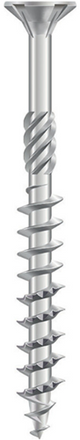 Dynaplus unischroef spaanplaatschroef verzinkt platkop deeldraad torx tx15 3.5x50 30 | 200 stuks - 0281.01.17902