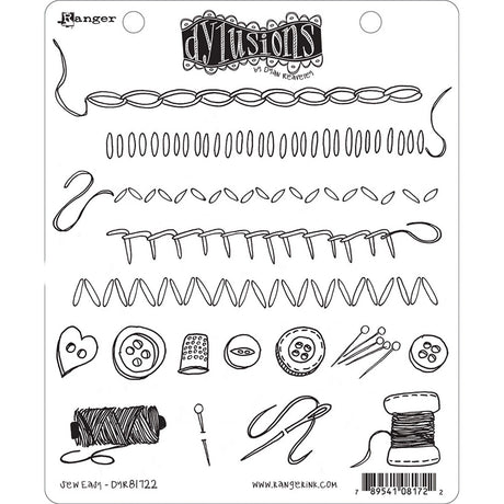 Ranger Ink Ranger • Dylusions-Stempel zum einfachen Nähen