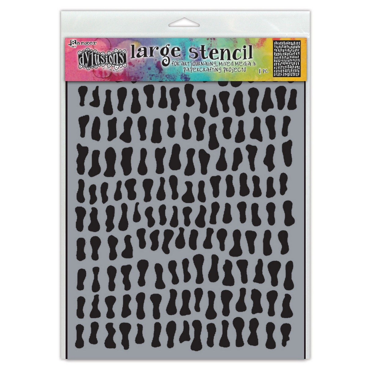 Ranger Tinte Ranger • Dylusions Schablonen Golden Nuggets groß