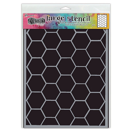 Ranger-Tinte Ranger • Dylusions-Schablonen großes Hexikomb