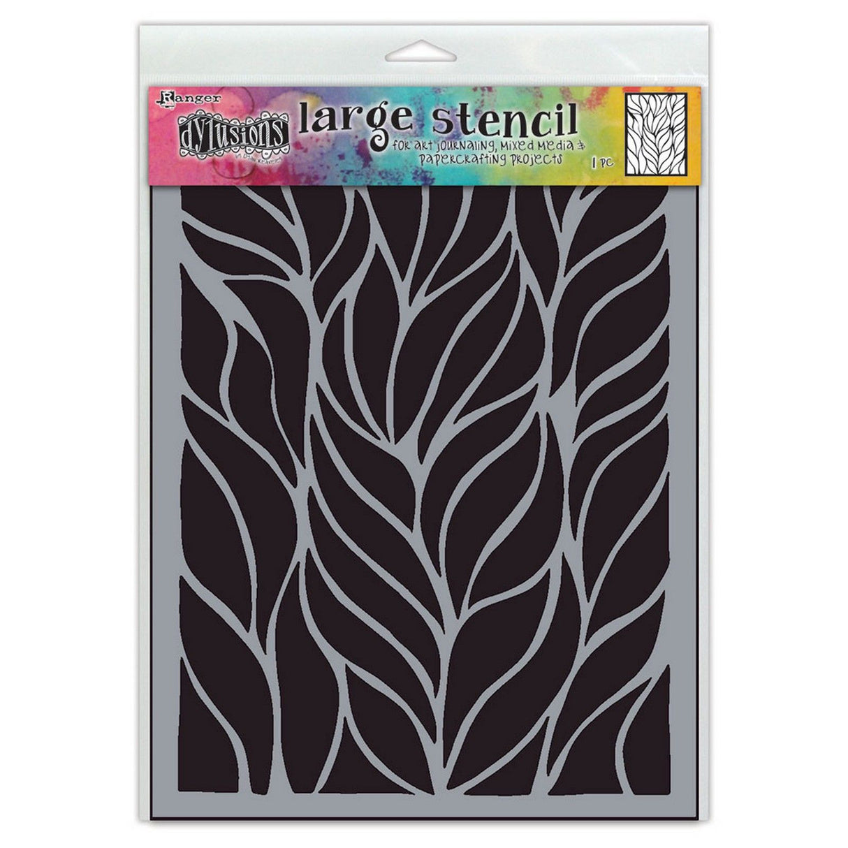 Ranger Ink Ranger • Dylusions Dyamond-Schablone, große Wedel voller Spaß