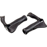 Ergotec Griffpaar mf2 klein Kraton Aluminium 130+130 mm - schwarz