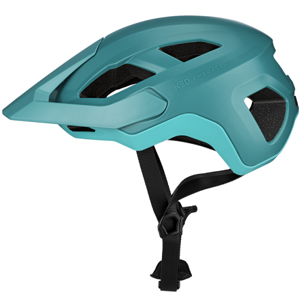 Ked Fahrradhelm-Umarmung L (58–62 cm) – mattblau-grün