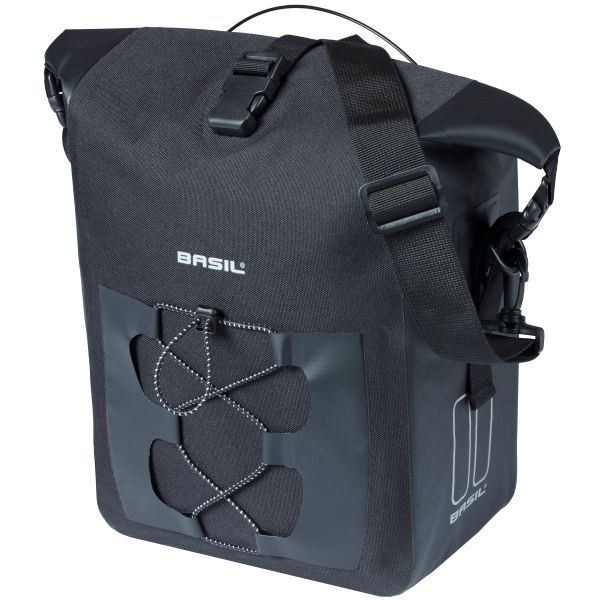 Basil Bag Navigator M Single | Zielbolzen | schwarz 14l