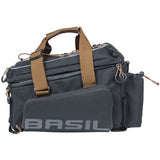 Basilikum Miles XL Pro Gepäckfadenbeutel, Schwarz, Polyester, wasserdicht, 9-36L