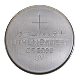 Messing-Schlager-Knopfzellenbatterie Typ CR2032. von 5 Stück