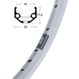 Ryde velg zac 19 28 622*19c - zilver