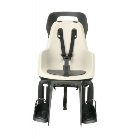 Kindersitz hinter Bobike Maxi Go Carrier Bestätigung Creme