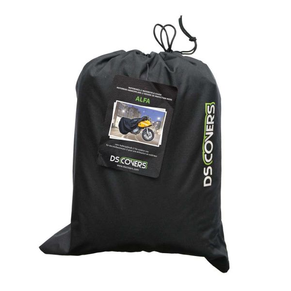 Ds Covers Alfa Motorradabdeckung außen - wasserdichte Motorradabdeckung - regenwetterbeständig - Größe XL -