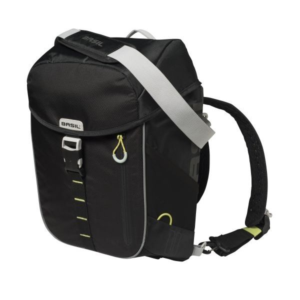 Basilikum Miles Dawypack - Sporty Bicycle Bag - Unisex - schwarzer Kalk