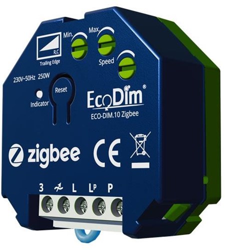 Enzo eco led dimmer element 0-250w ecodim fase afsnijding - 4355427
