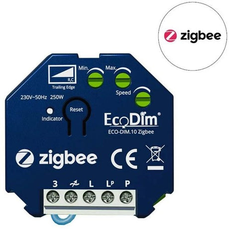 Enzo eco led dimmer element 0-250w ecodim fase afsnijding - 4355427