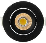 Enzo ecodim led inbouwspot 5w dimtowarm 62mm 36gr rond verstelbaar zwart - led4735