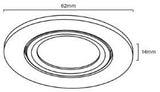 Enzo ecodim led meubelspot 3w 2700k 62mm rond wit - led4900