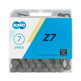 KMC Fahrradkette Z7 - 6 7 Geschwindigkeit - Grau - 114 Glieder