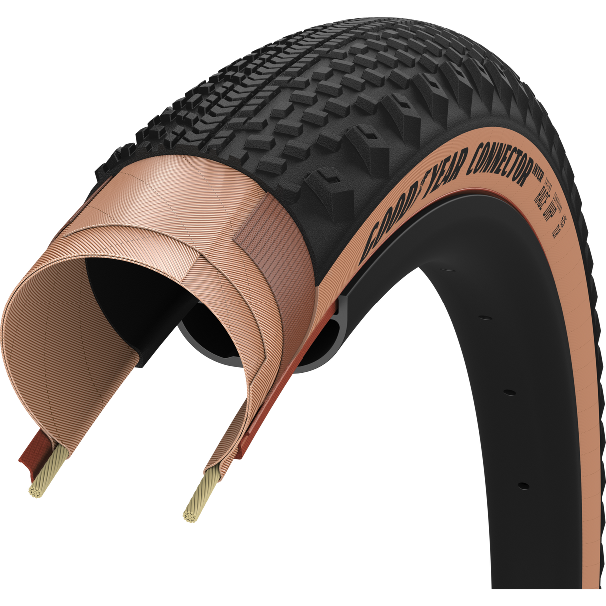 Goodyear - Verbindungsstück zwischen Rennen TLR 700x45c transparent