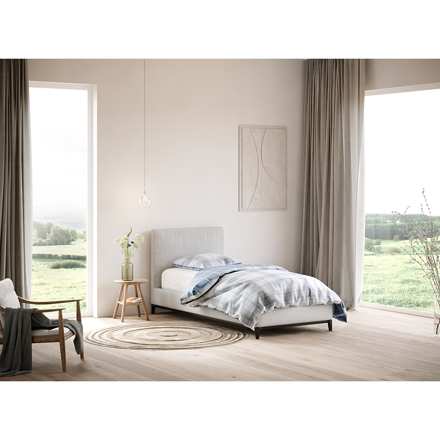 Knus eden jersey hoeslaken allure blauw 180 x 200cm