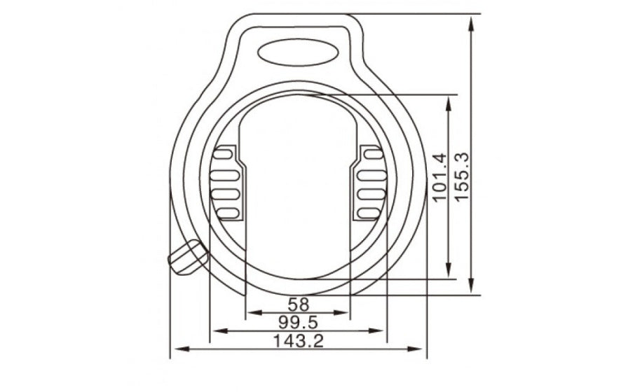 Ringslot Edge Strong Art2 - Schwarz
