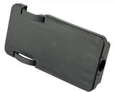 Enzo edm randaarde stekker haaks plat zwart - 6141360