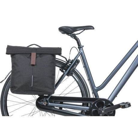 Basil Doppelte Fahrradtasche City Mik 28-32 Liter – Schwarz