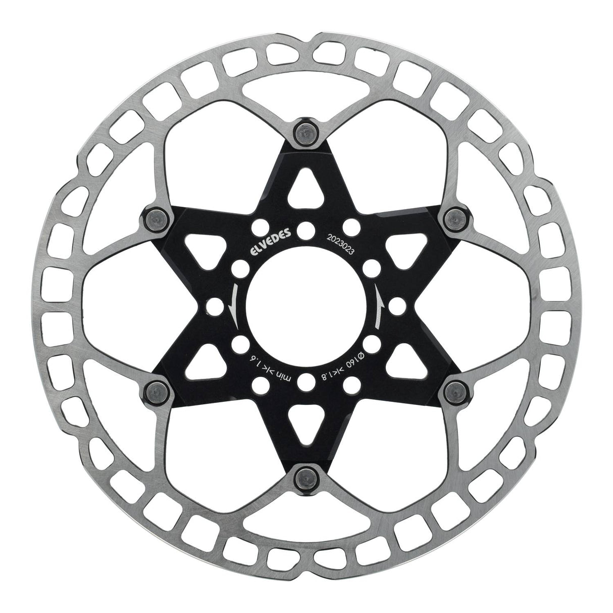 Elvedes Brake Disc Lightvægt 6-huller Ø160mm 1,8 mm