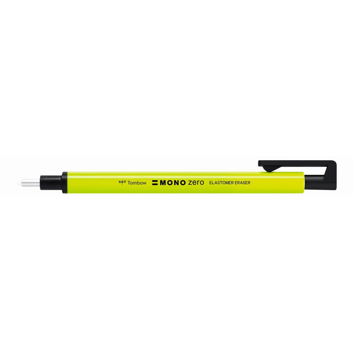 Tombow • Präzisionsradierer Mono Zero, nachfüllbar, Rundspitze 2,3 mm Durchmesser, neongelb