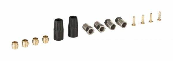 Hydraulic parts kit 1 m8 + m8 stainless steel for